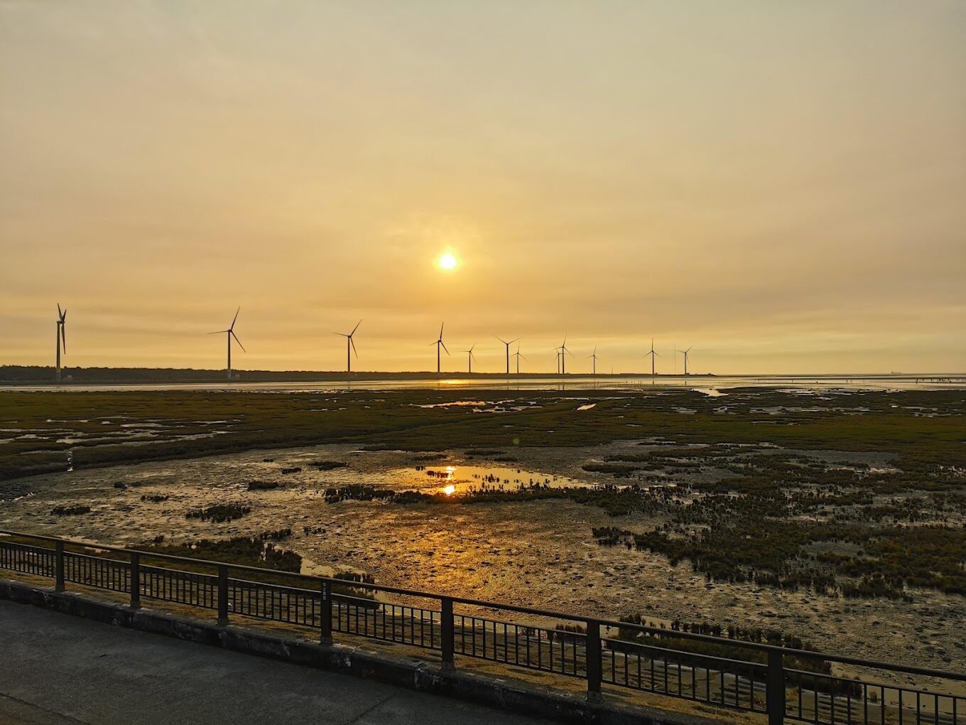 台中戶外景點：高美濕地日落觀賞最佳地點