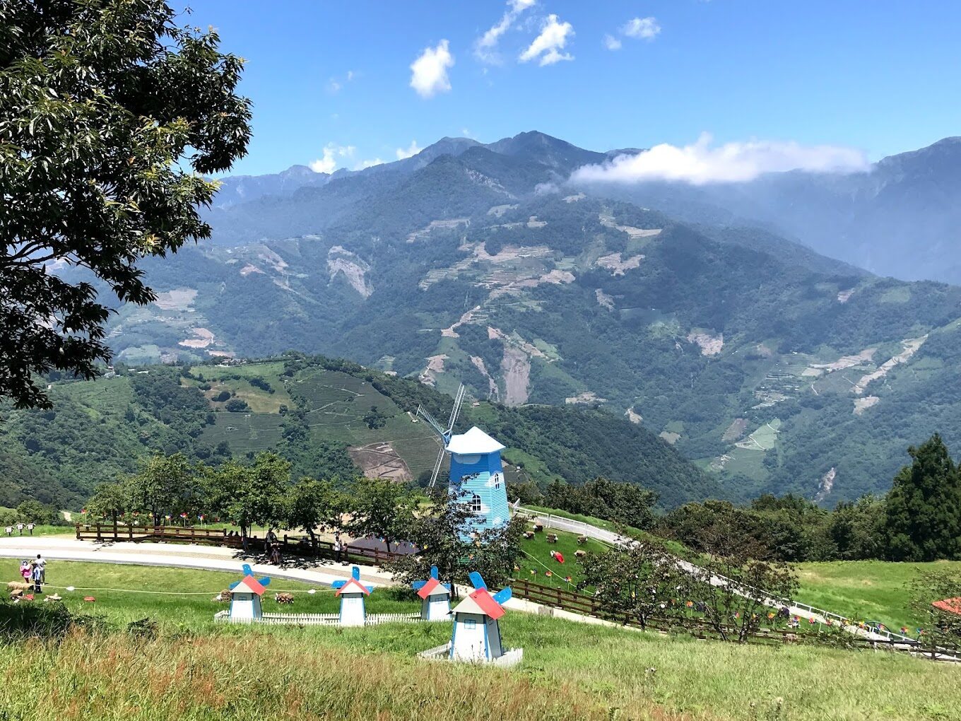 清境農場壯麗的高山景觀