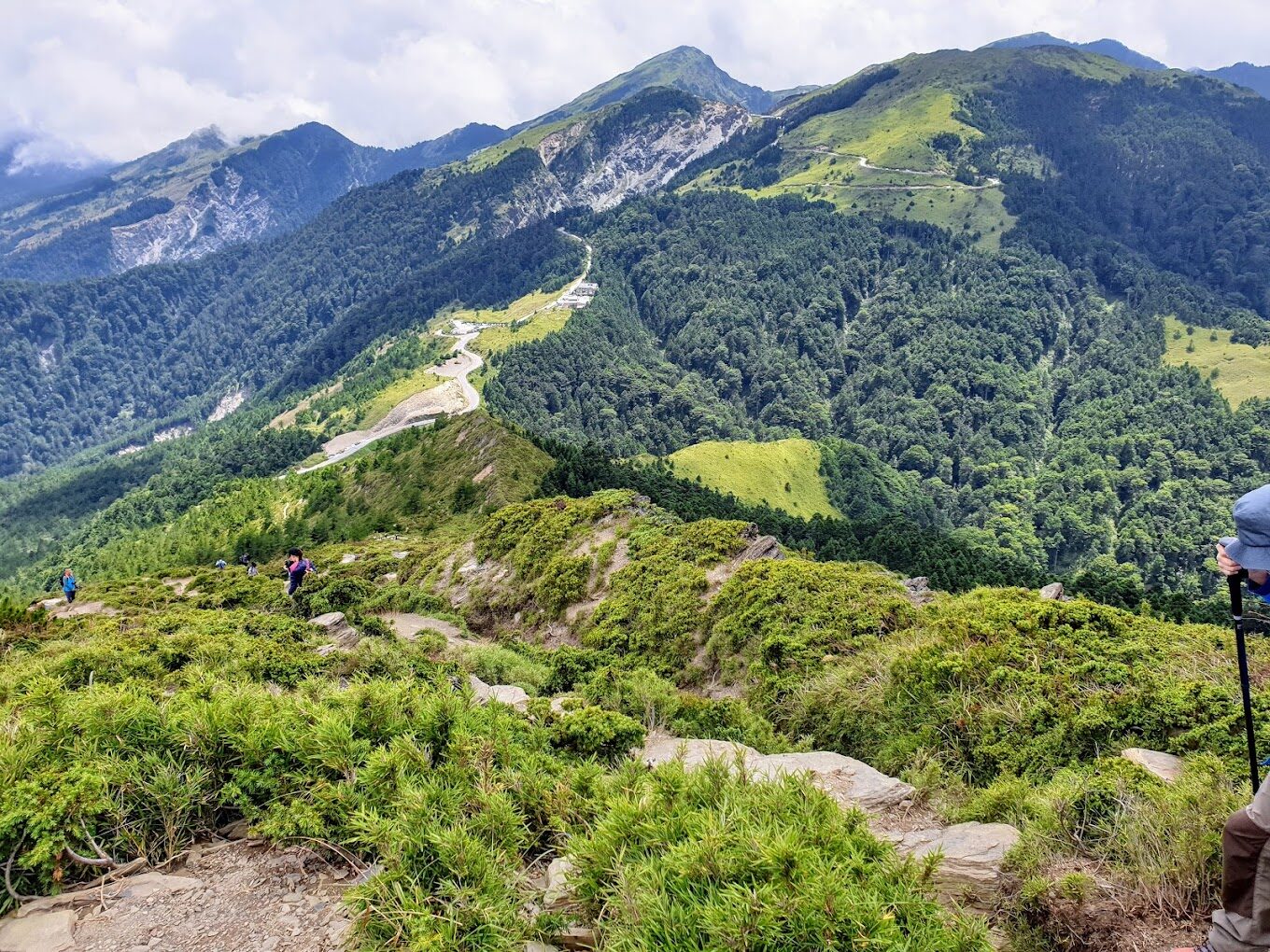 合歡山北峰步道的登山路徑