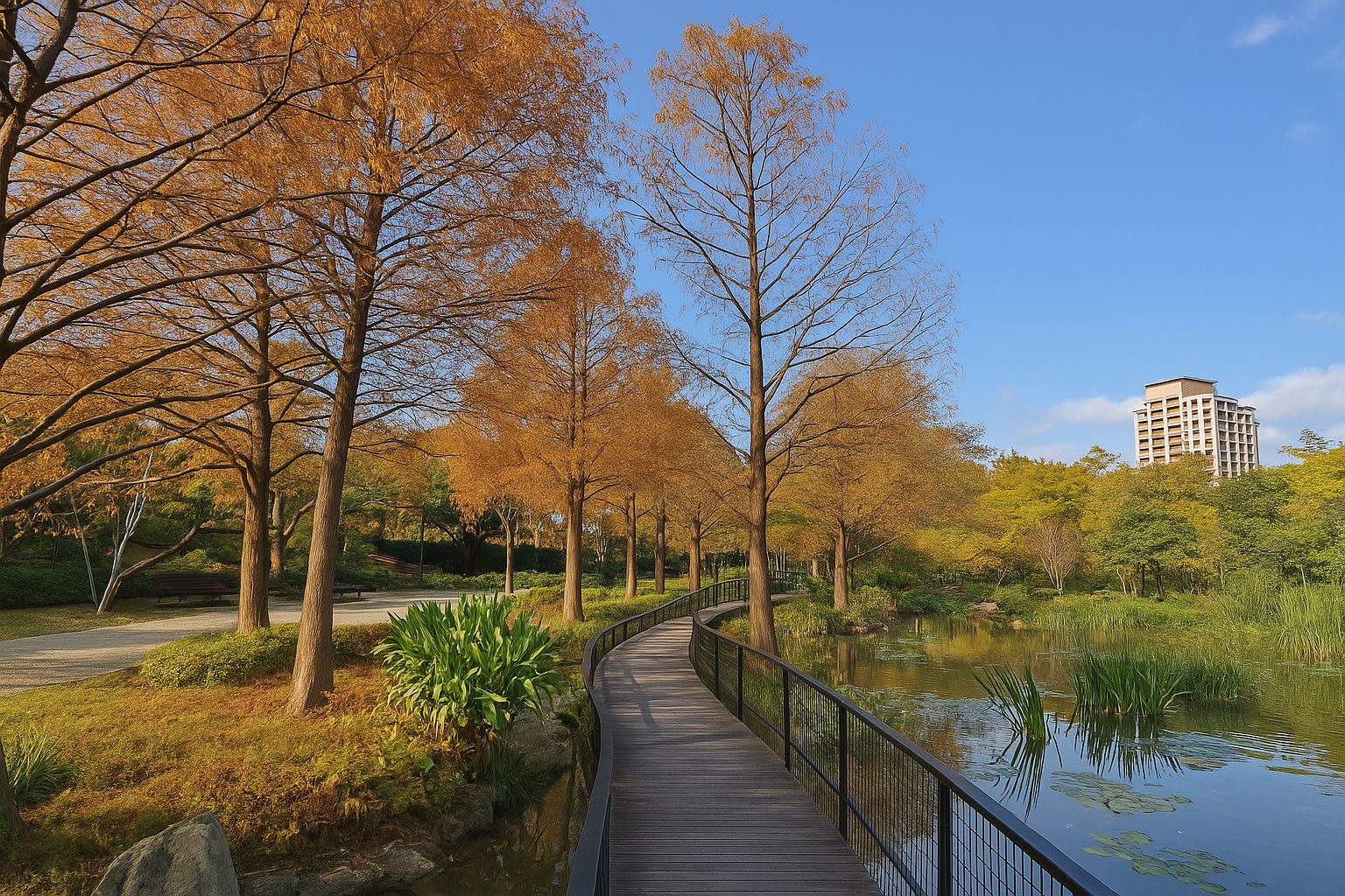 大安森林公園：城市綠洲的完美休閒地點