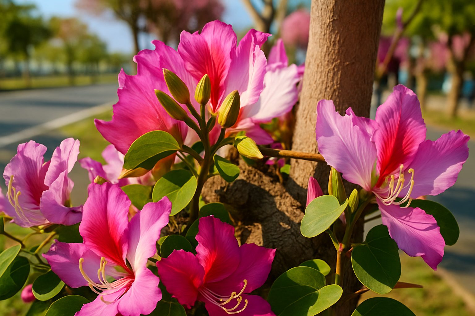 羊蹄甲大道｜探索台灣最美的花海景點
