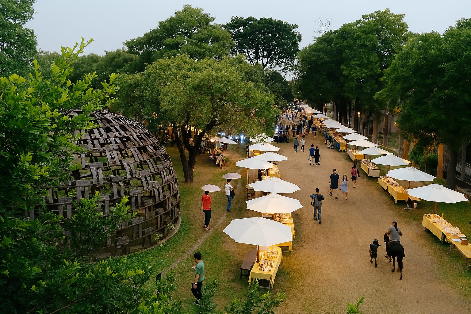 高雄愛河之心美麗的夜景