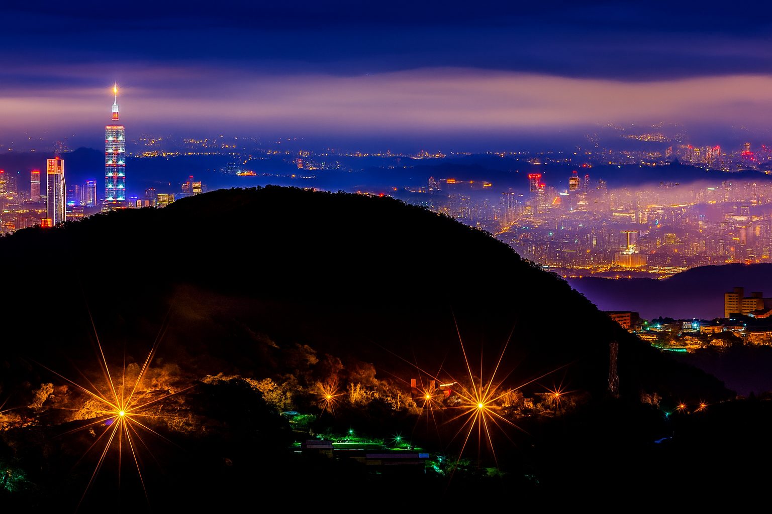 【2025台灣夜景推薦全攻略】精選城市夜色×山林星空，不可錯過的夜間景點！