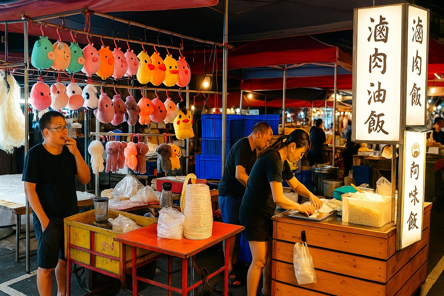 湖美夜市的美味探險：發現嘉義最新最受歡迎的小吃