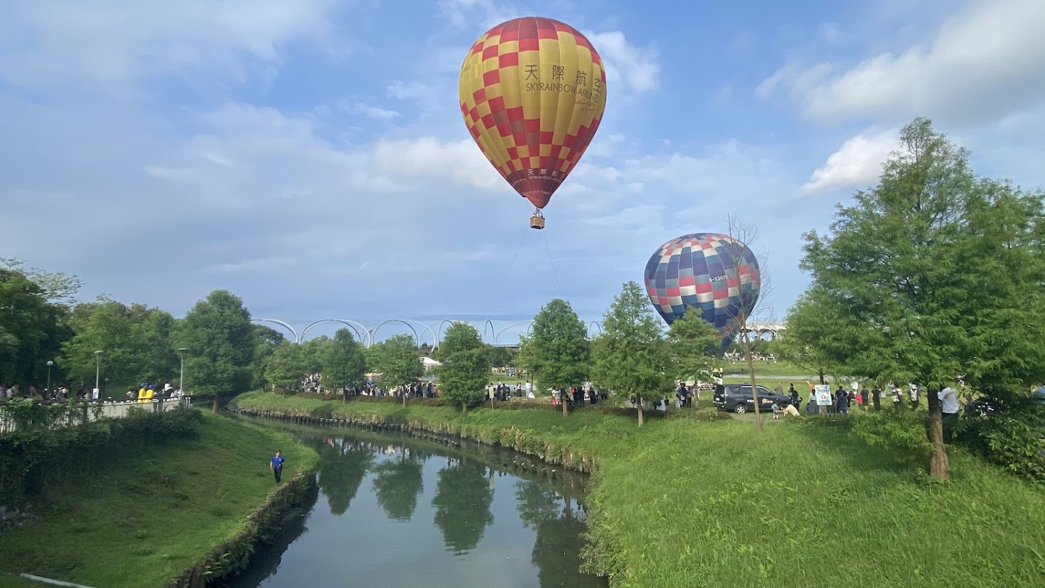 冬山火車站熱氣球嘉年華