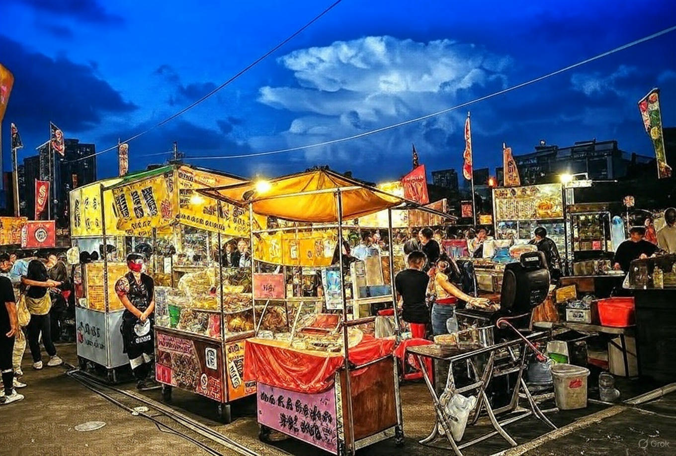 探索台南市花園夜市：當地的美食與玩樂指南