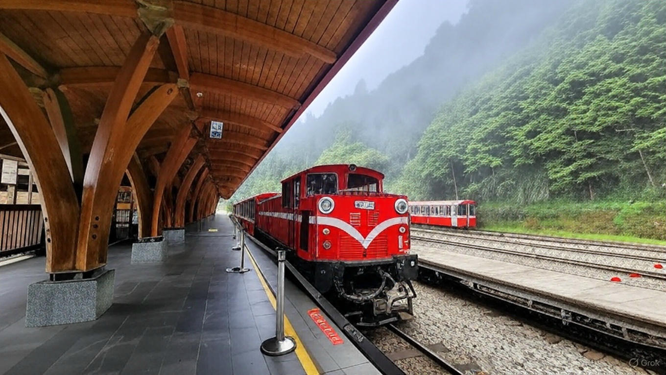 阿里山森林遊樂區絕美風景與雲海奇觀