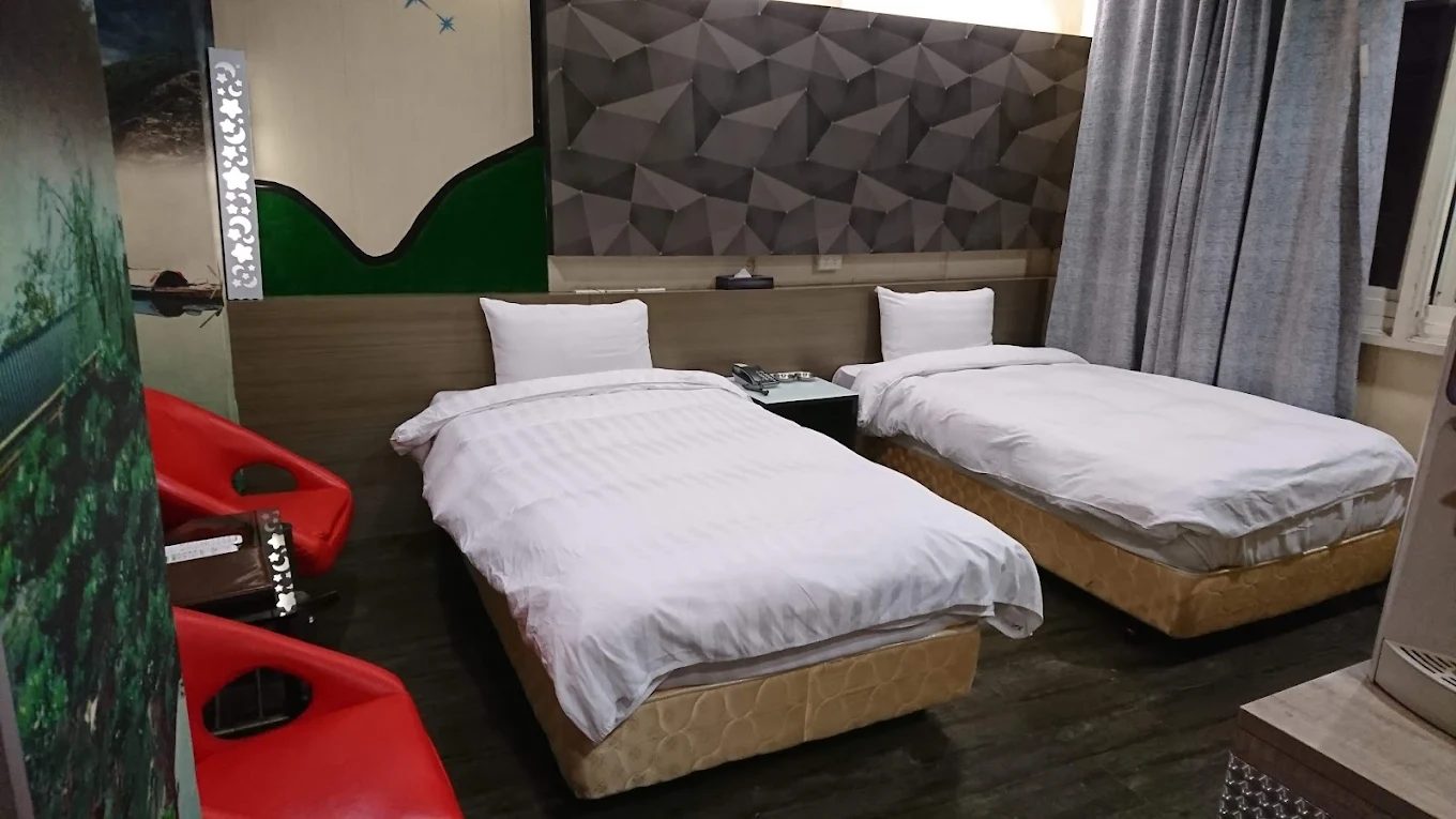 新竹101旅店景觀房型一隅