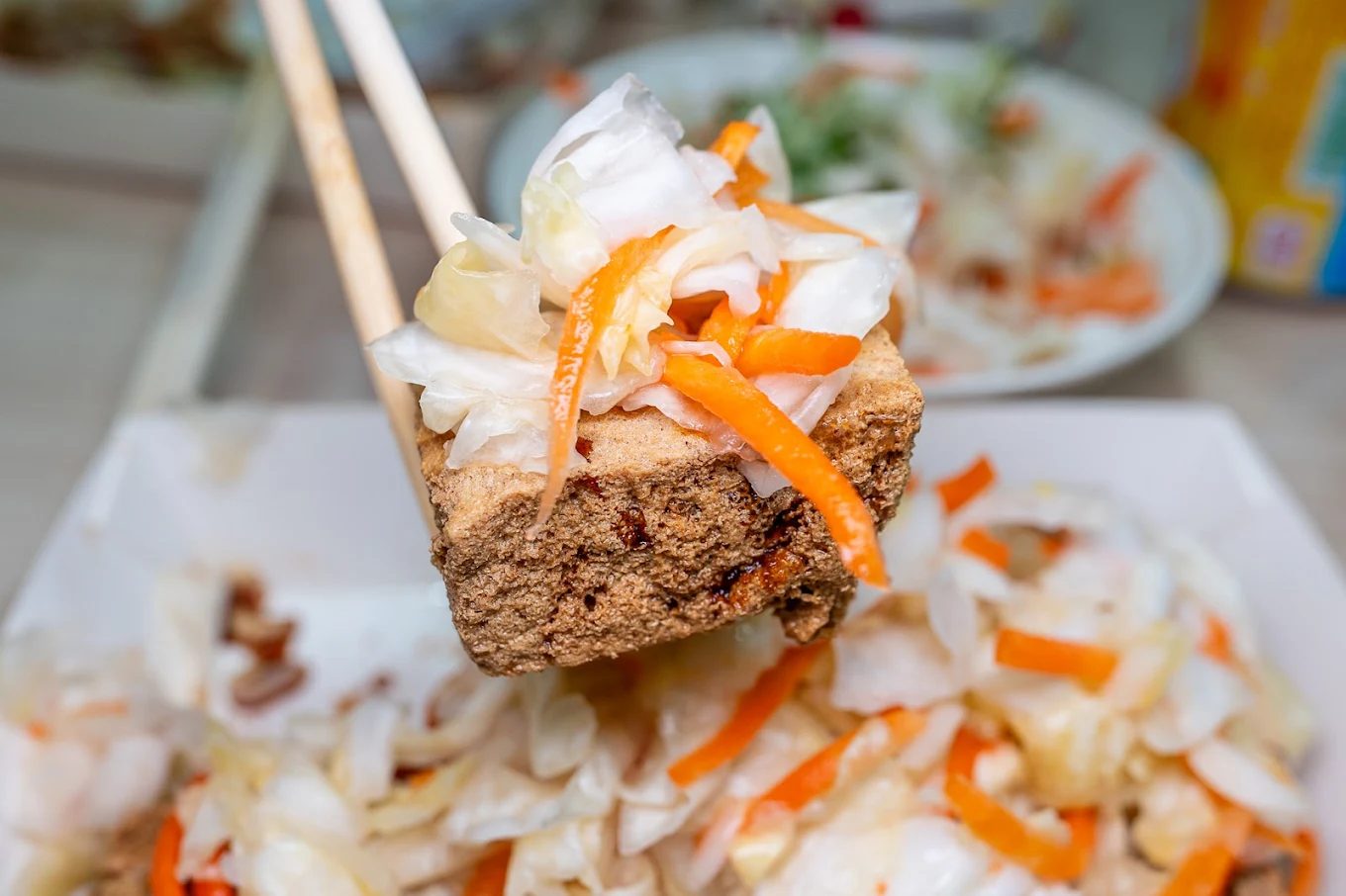 📍新竹南寮美食｜在地人激推的「夯臭豆腐」連鎖店！一試成主顧的炸豆腐口袋名單
