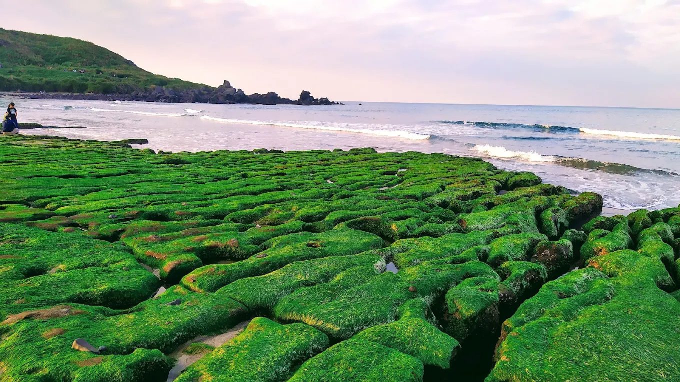 🌿 老梅沙灘與台灣海岸秘境特輯｜綠石槽奇景、浮潛導覽、日出攝影，走訪五大人氣濱海景點