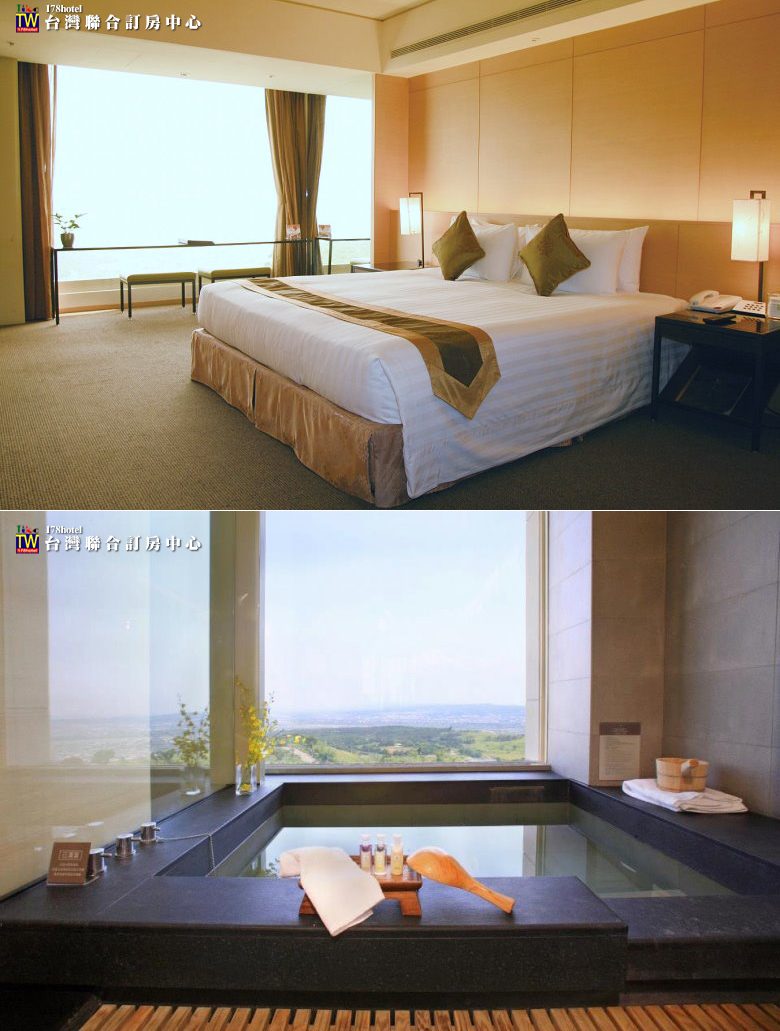 房內設有大理石湯池與景觀窗