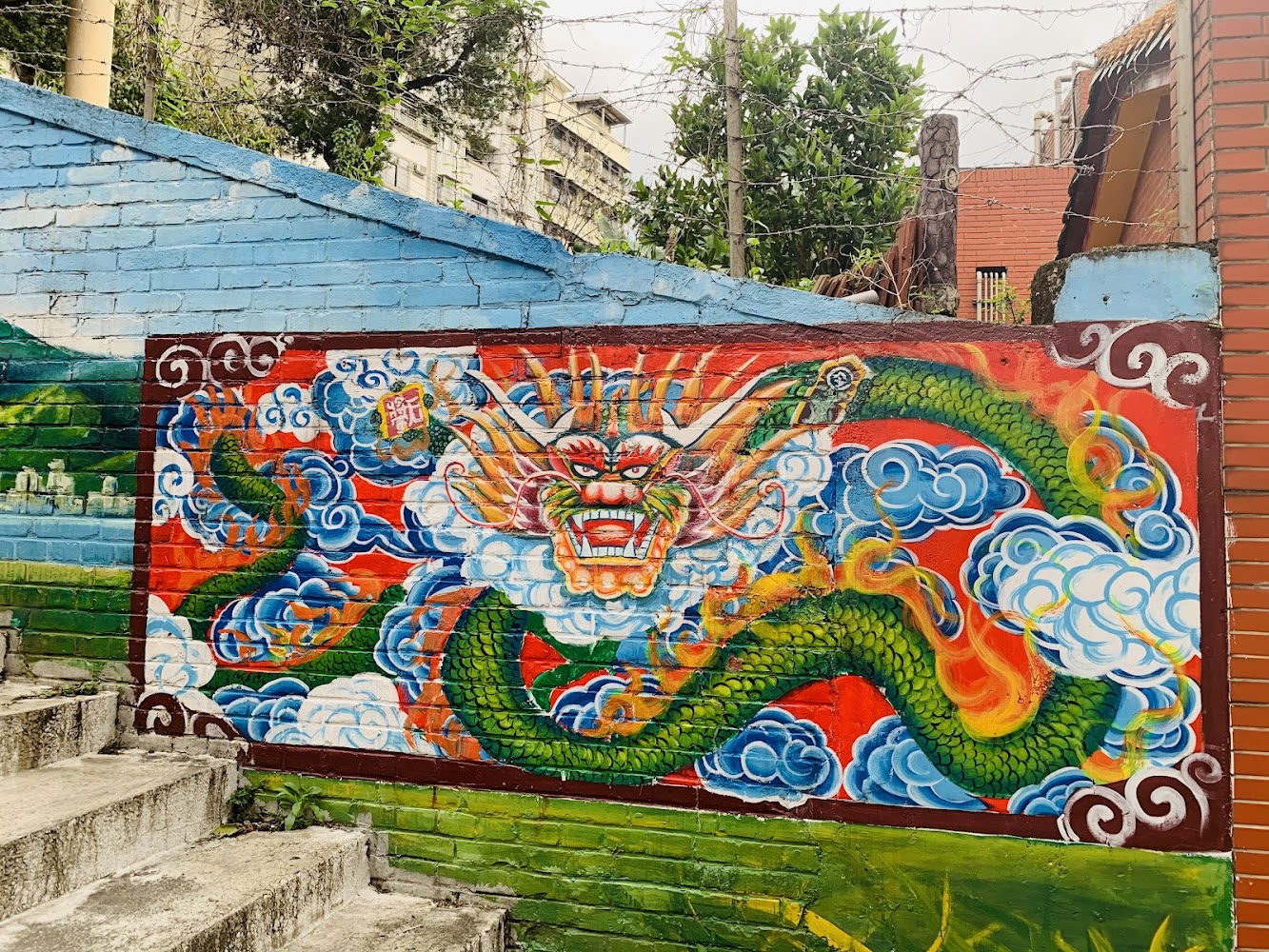 淡水3D意象彩繪階梯｜淡水一日遊：探索最具人氣的景點與美食