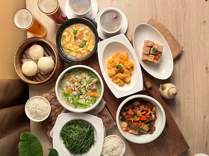 「台中叁食初私房菜的多道創意中式料理桌菜組合」