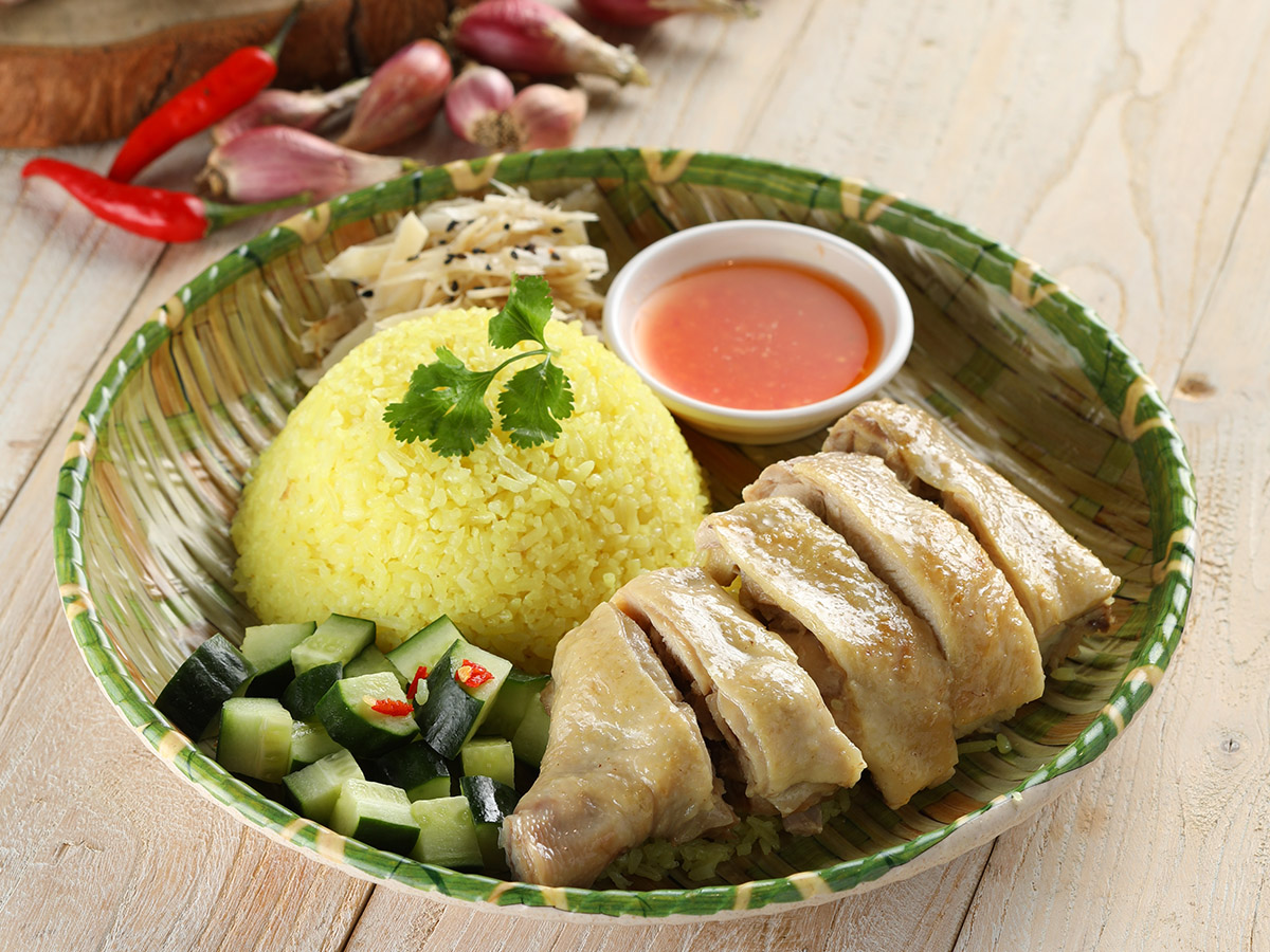 JAMBU南洋餐廳海南雞飯，尚順育樂世界人氣餐點
