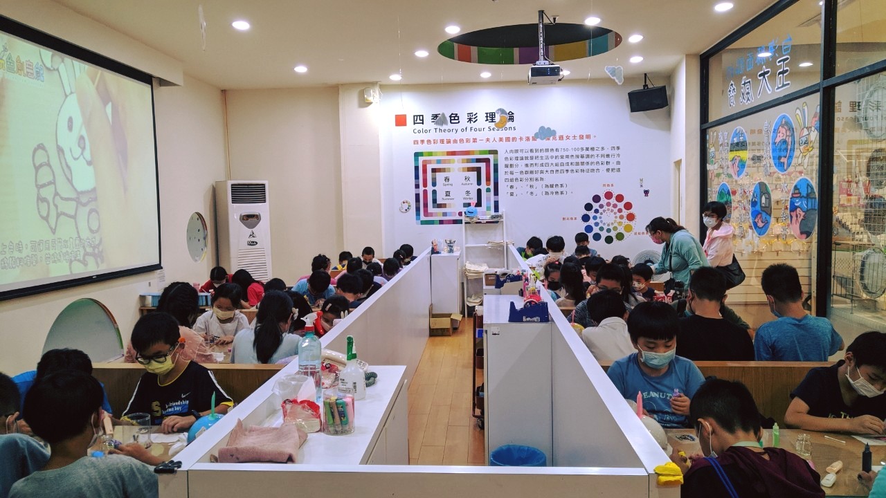 彰化親子旅遊必訪的愛玩色創意館|玩色城堡體驗