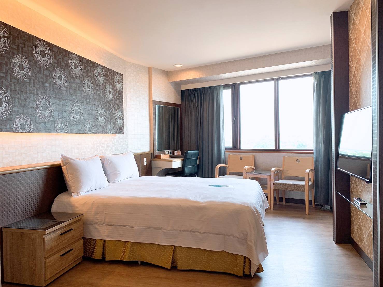 簡約大方的室內色調，提供賓至如歸的感受