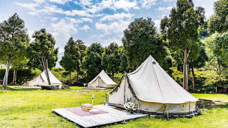 愛上喜翁民宿｜坐擁雲海星空的豪華露營秘境，五峰必住首選！