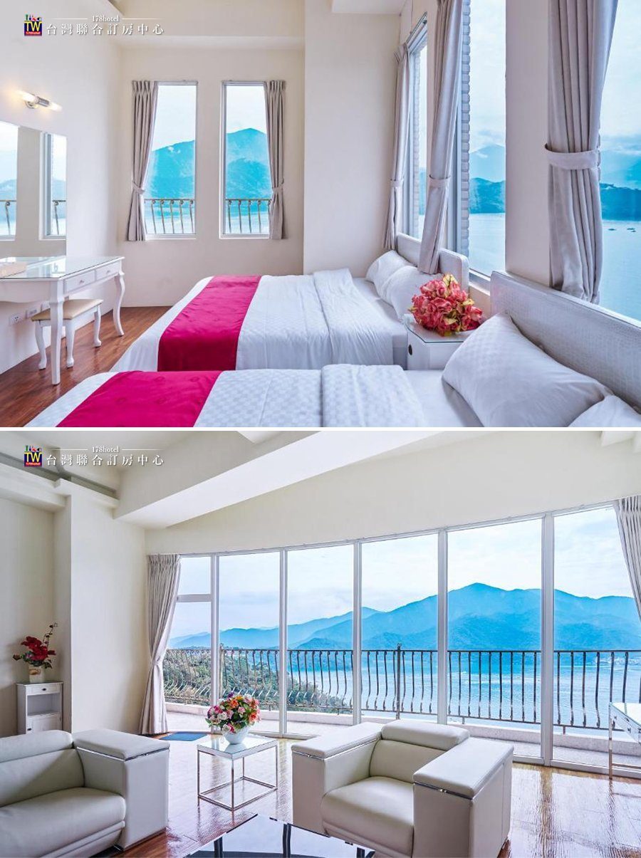 飯店臨湖視角與步道連結