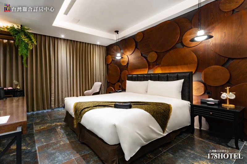 旅館的公共空間，充滿文創設計風格。