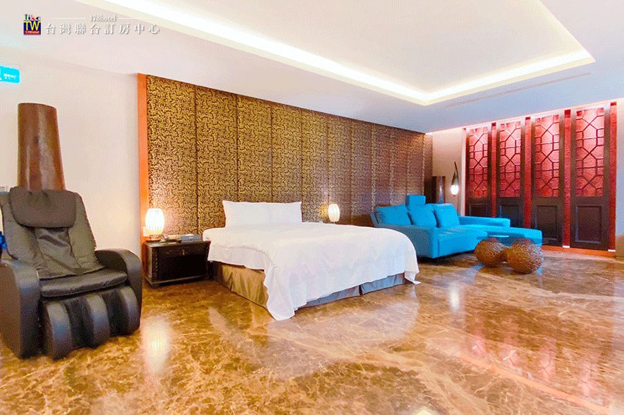 高質感家具配置與舒適的大床體驗