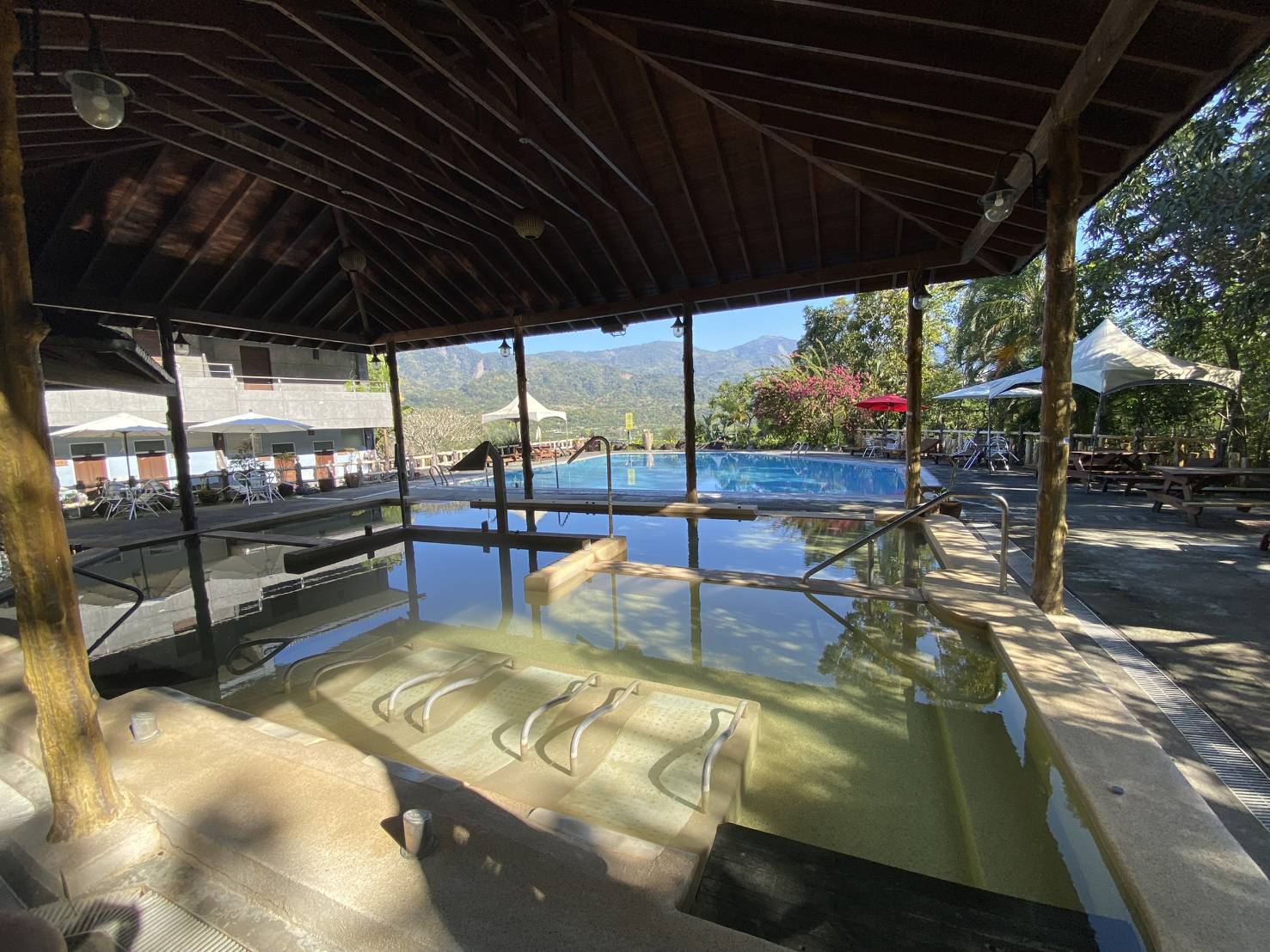 天闊溫泉會館充滿放鬆氛圍的角落