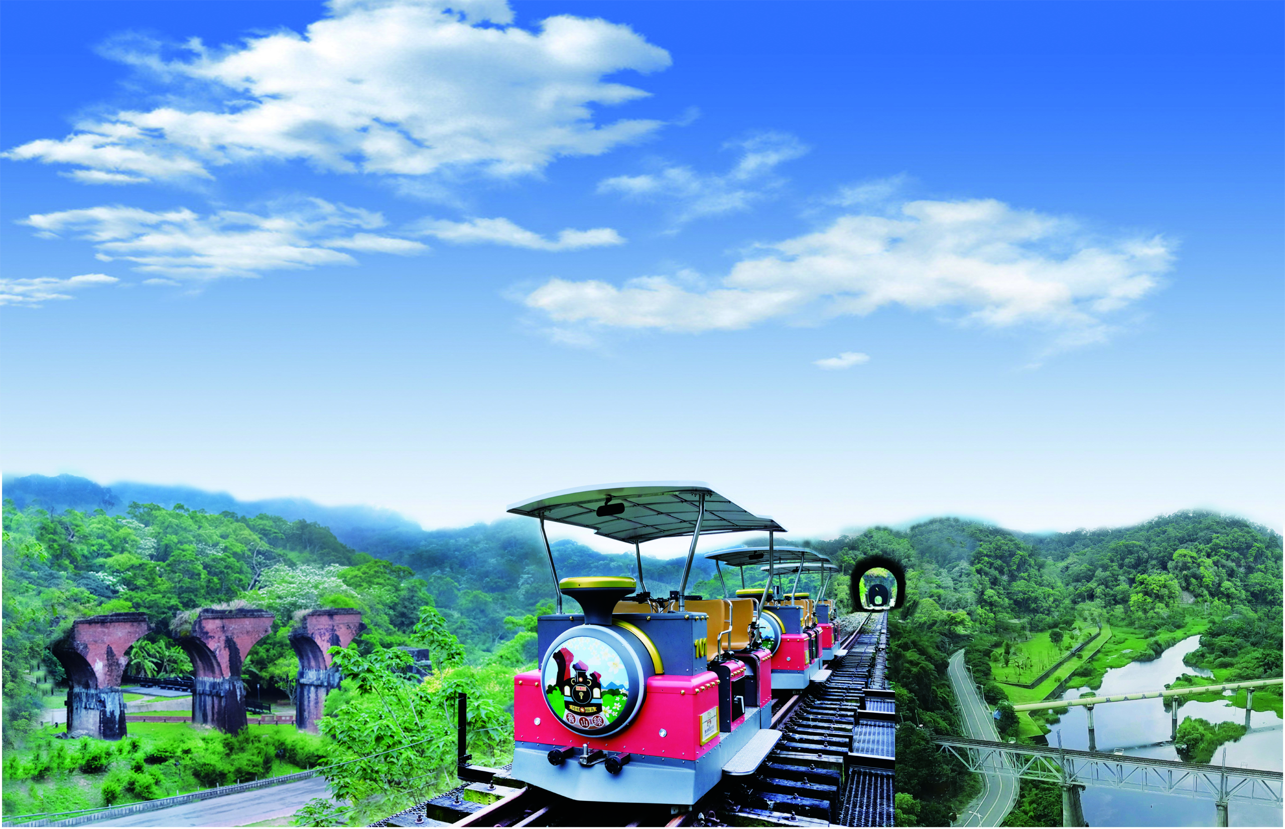 沿著苗栗三義勝興車站出發，在舊山線隧道與鐵橋之間展開一段慢慢的旅程