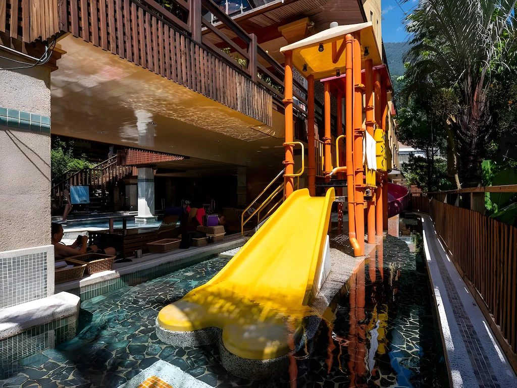 「霧裡看花，池裡看山」｜谷關四季溫泉會館，四季風景就是最強背景板