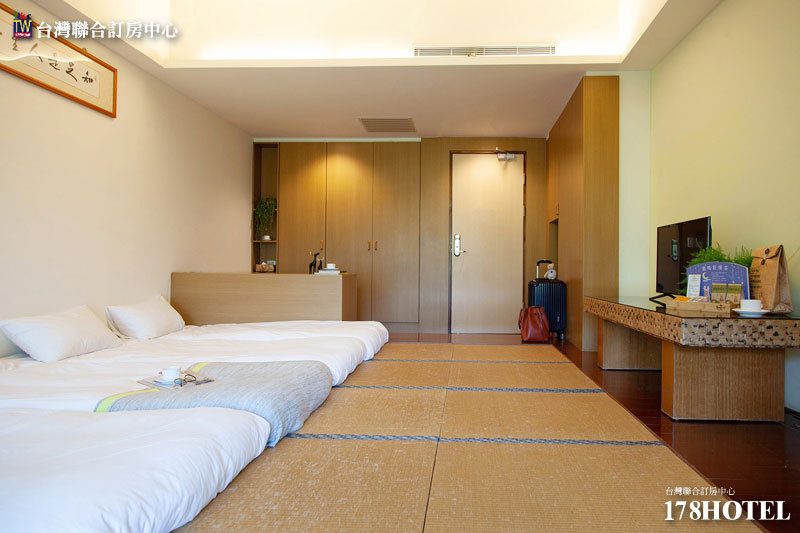 房內專屬觀音石泡湯池，享受私密的美人湯時光