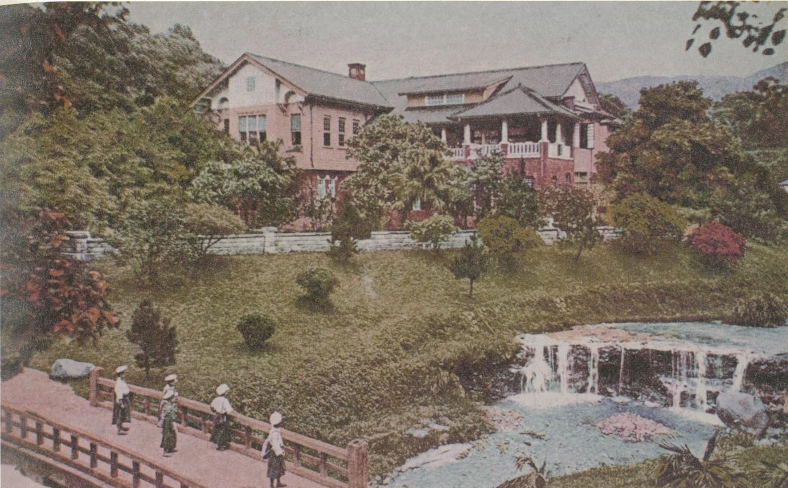 北投溫泉博物館壯麗的建築外觀與紅磚構造