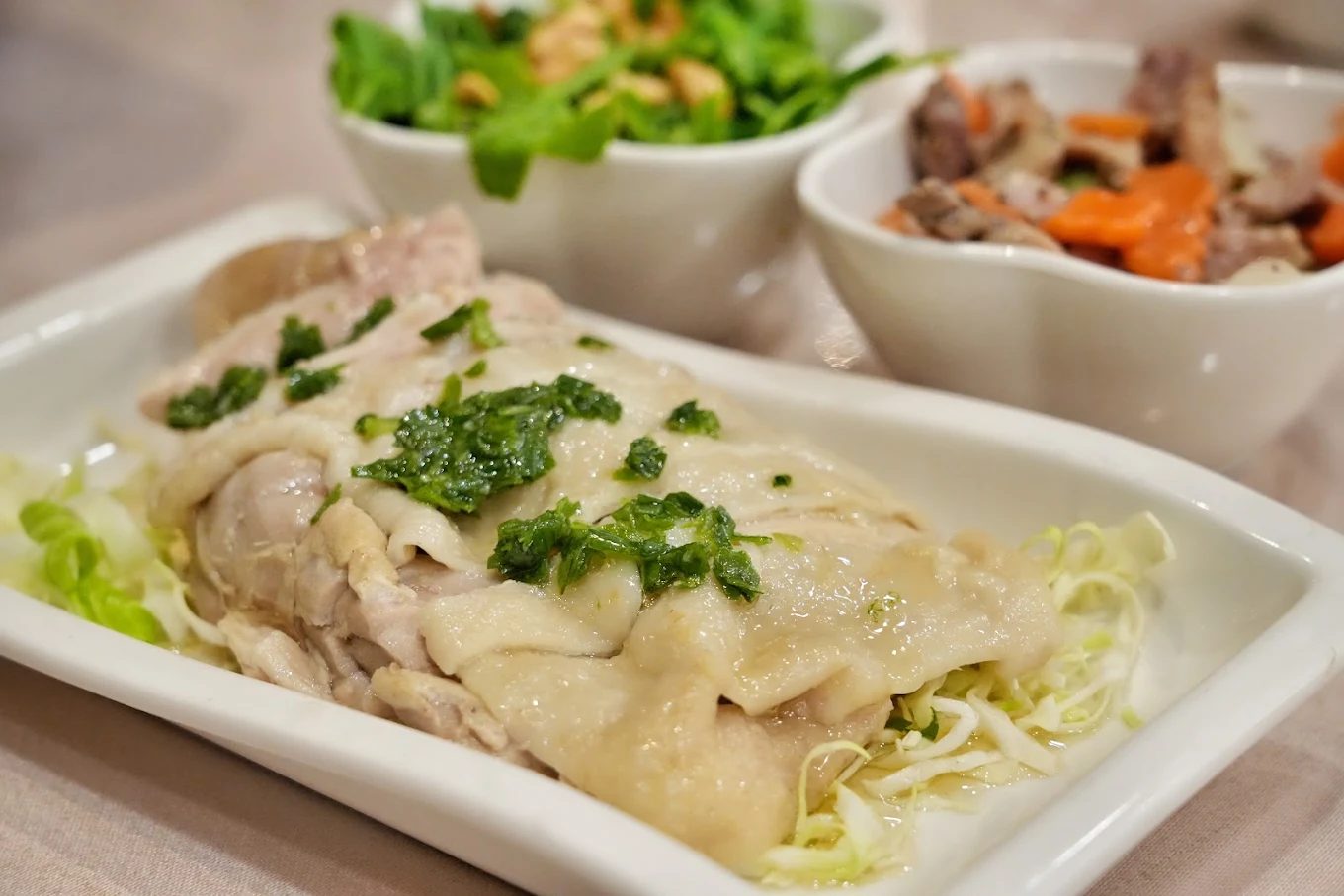 清境農場國民賓館中餐廳菜色豐富