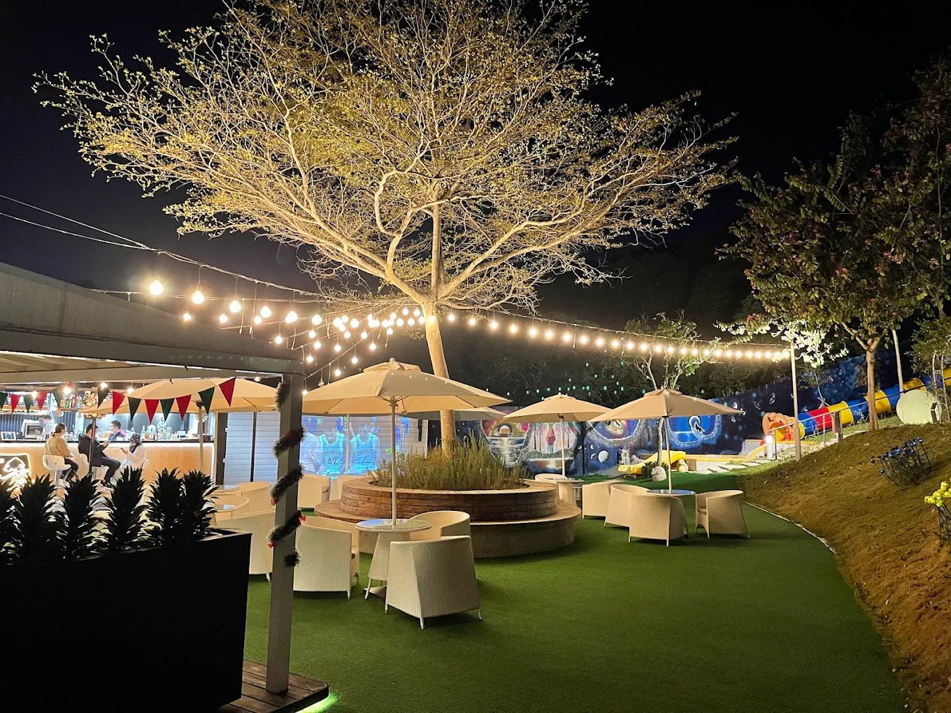 🌞 台中大坑山谷裡的溫泉假期｜泡湯＋自助晚餐一次滿足