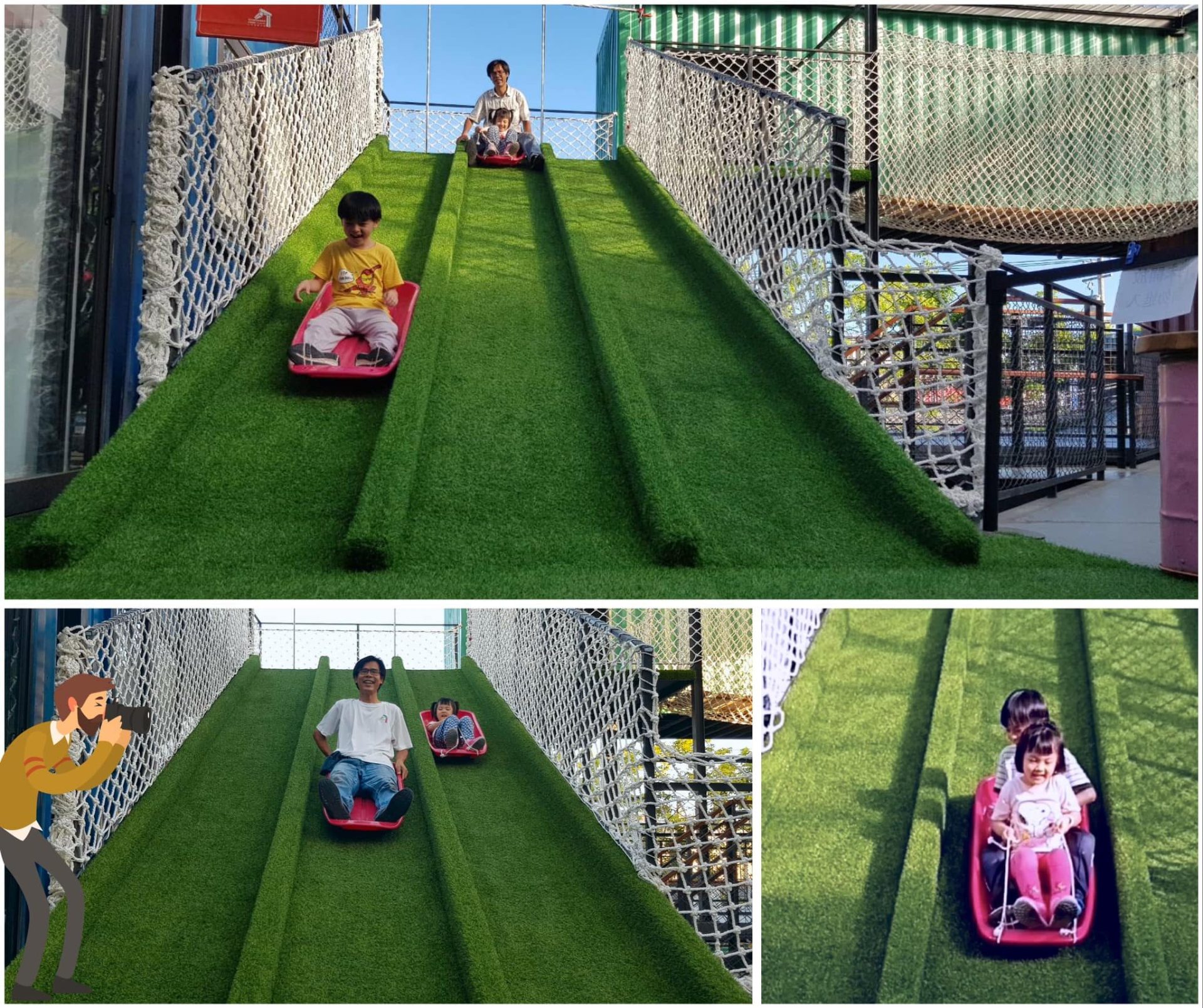 從滑草坡到卡丁車，笑聲裝滿整個貨櫃｜台南最Chill親子公園登場！
