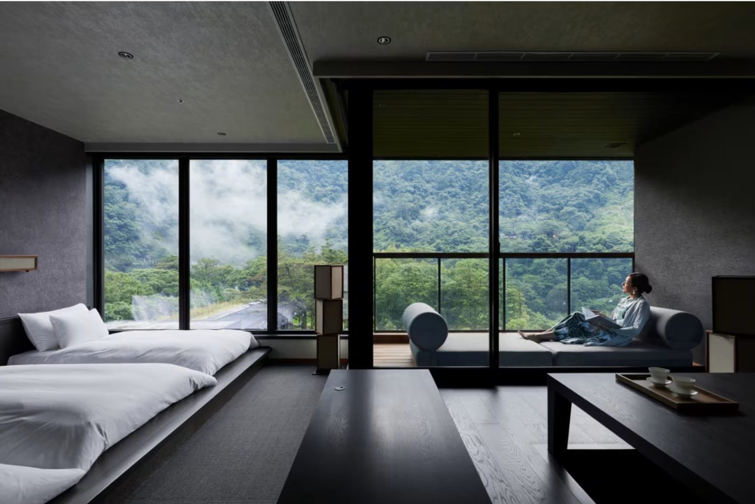 熱氣上升不是地球暖化，是我泡在谷關的幸福蒸氣裡