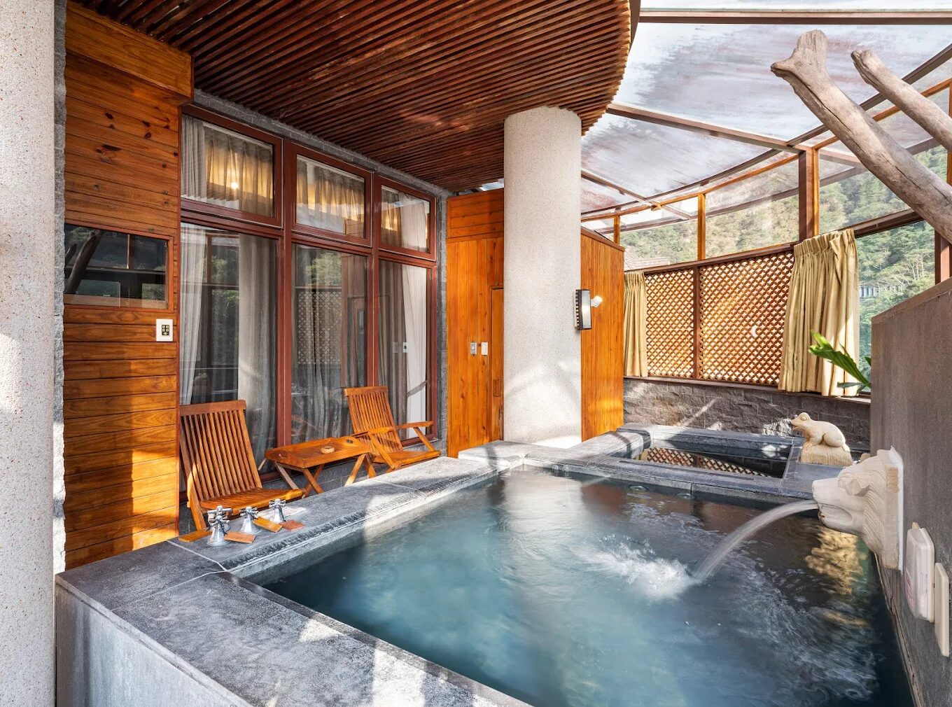 🌿 惠來谷關溫泉會館｜谷關山林間的峇里島秘境泡湯旅宿