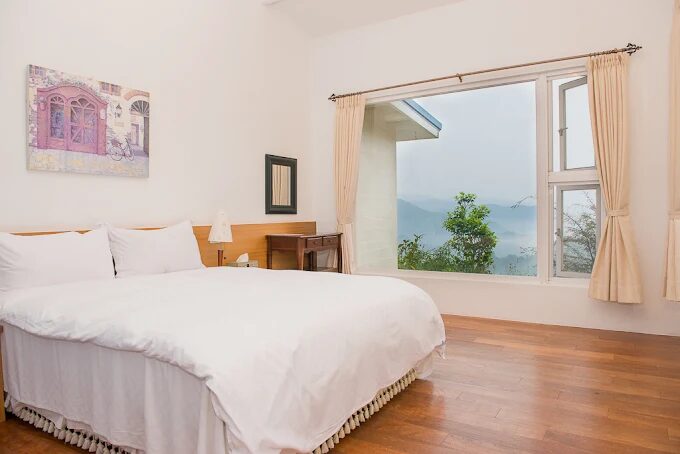 茶香花園民宿的悠閒露台