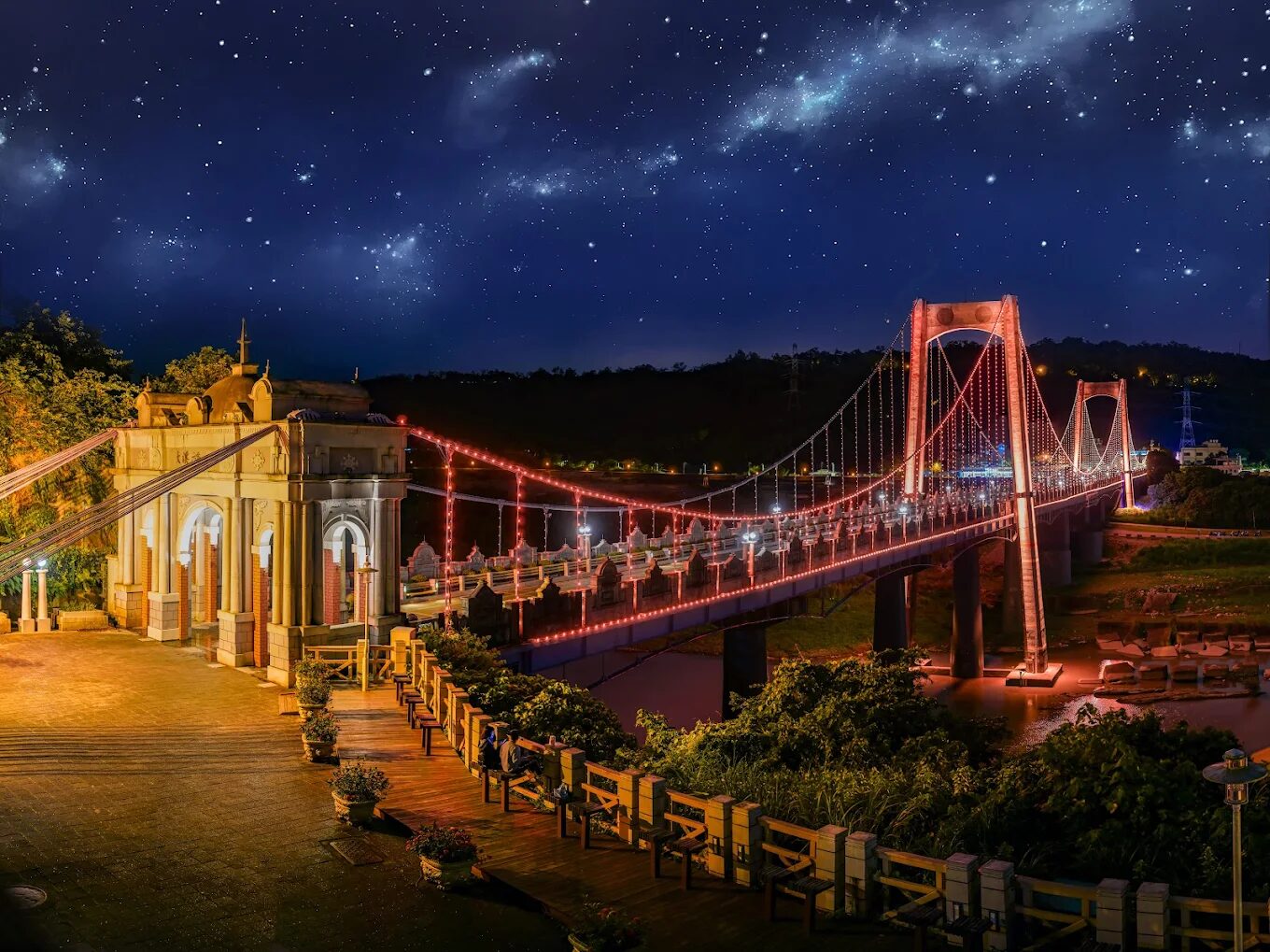 充滿巴洛克風情的大溪老街建築