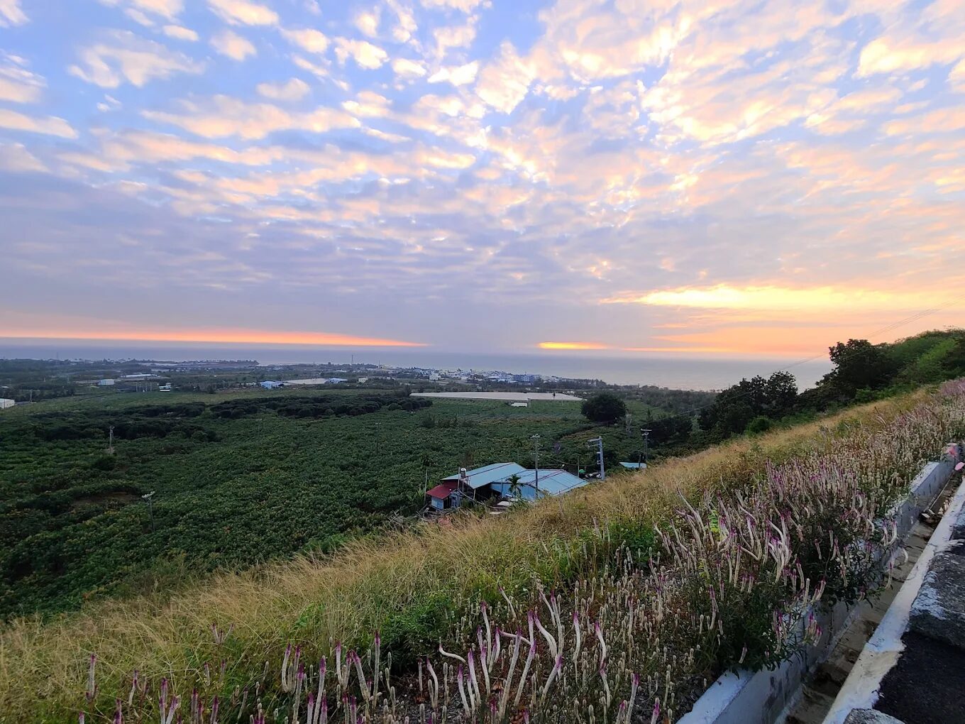 追著夕陽開車南下,在風與浪之間,看見屏東枋山的金色海