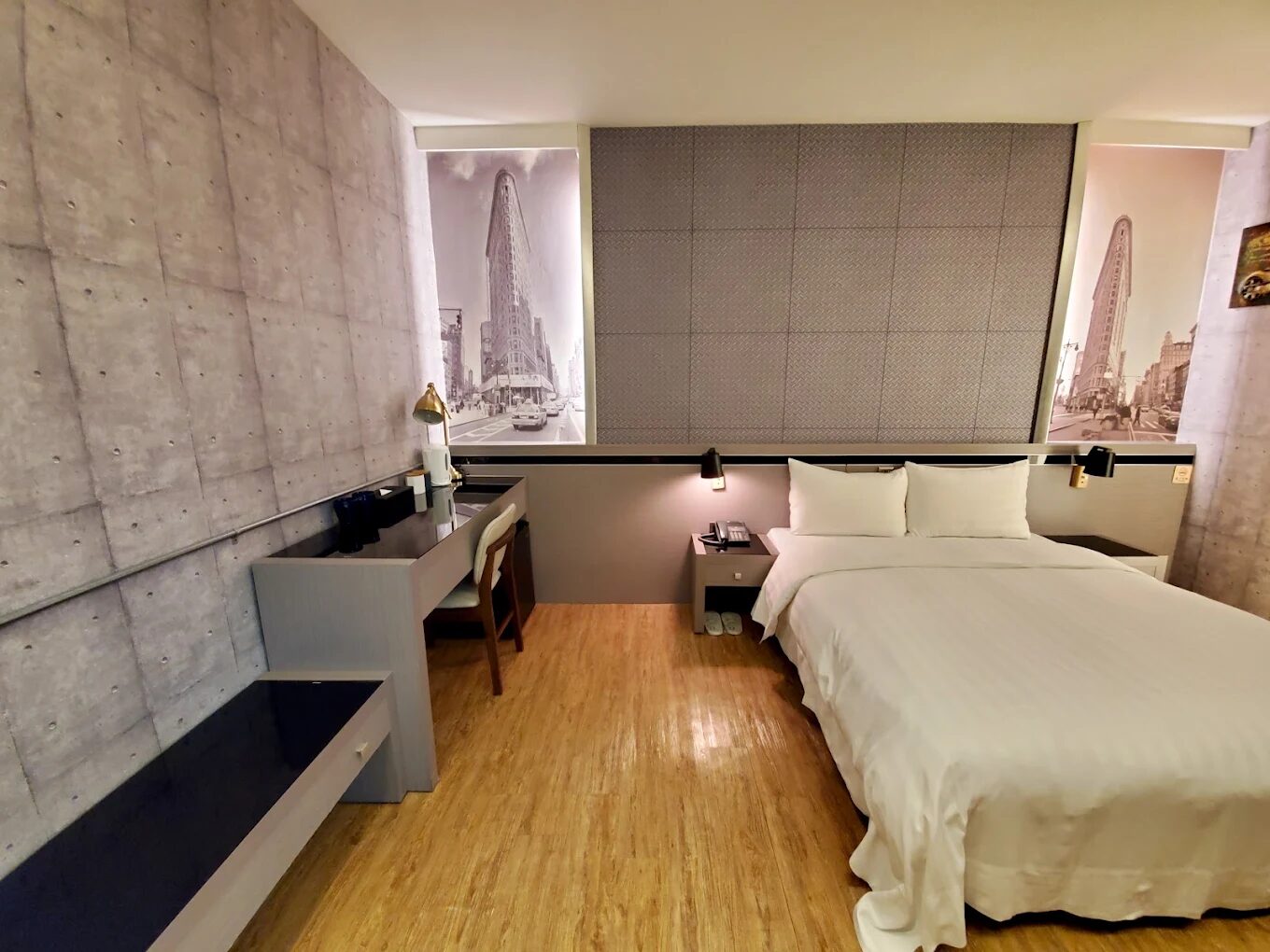 簡約復古風格客房實拍