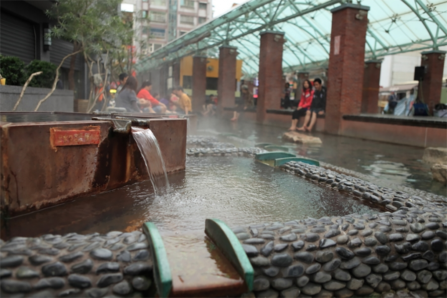 礁溪溫泉公園的寧靜氛圍