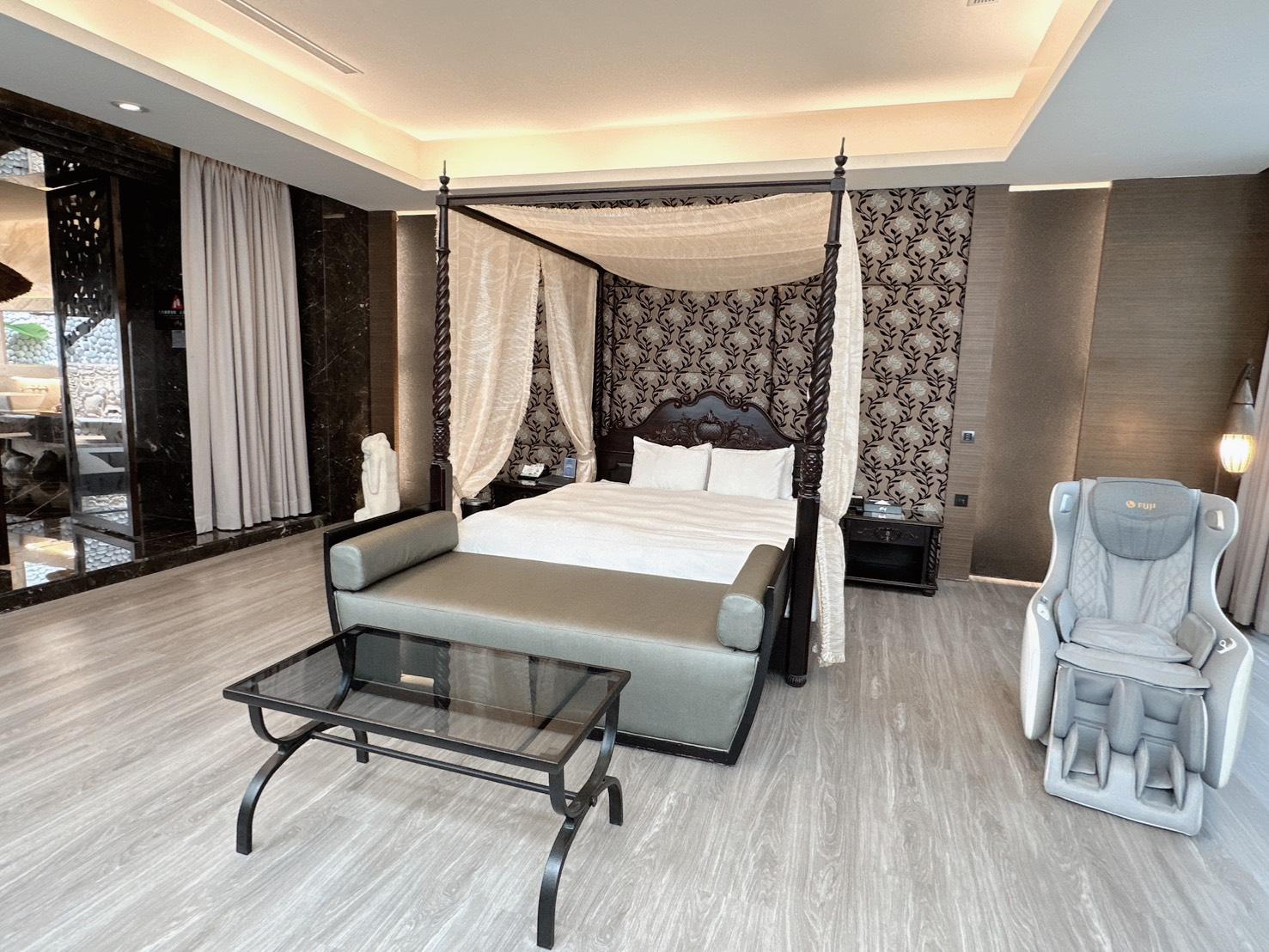 風華渡假旅館典雅建築外觀，展現中式與禪風結合的美學空間。