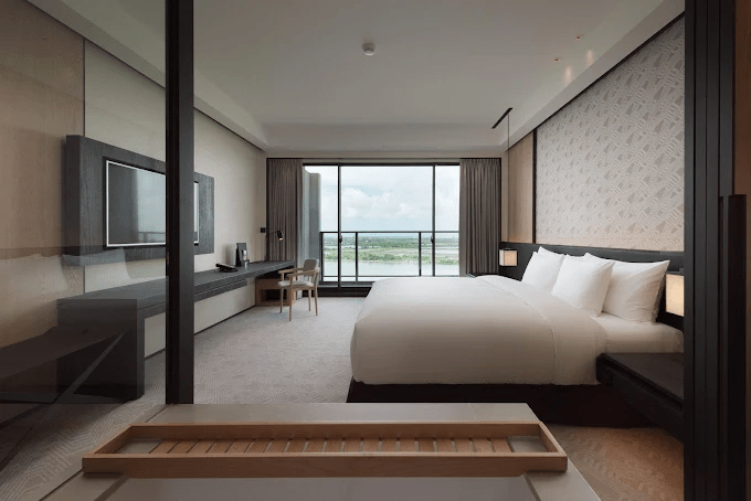 台南大員皇冠假日飯店|住進台南的溫柔,在安平感受濕地與夕陽的浪漫