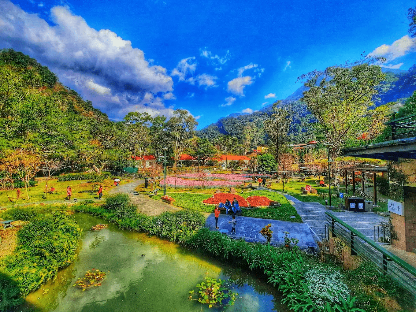 谷關公園｜走進山林溫泉小鎮的輕鬆散步路線