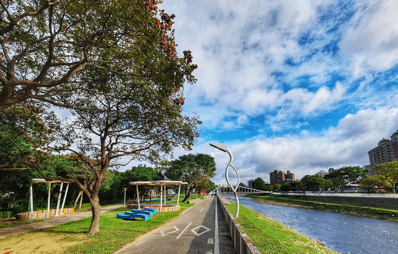 南崁溪第一河濱公園美景