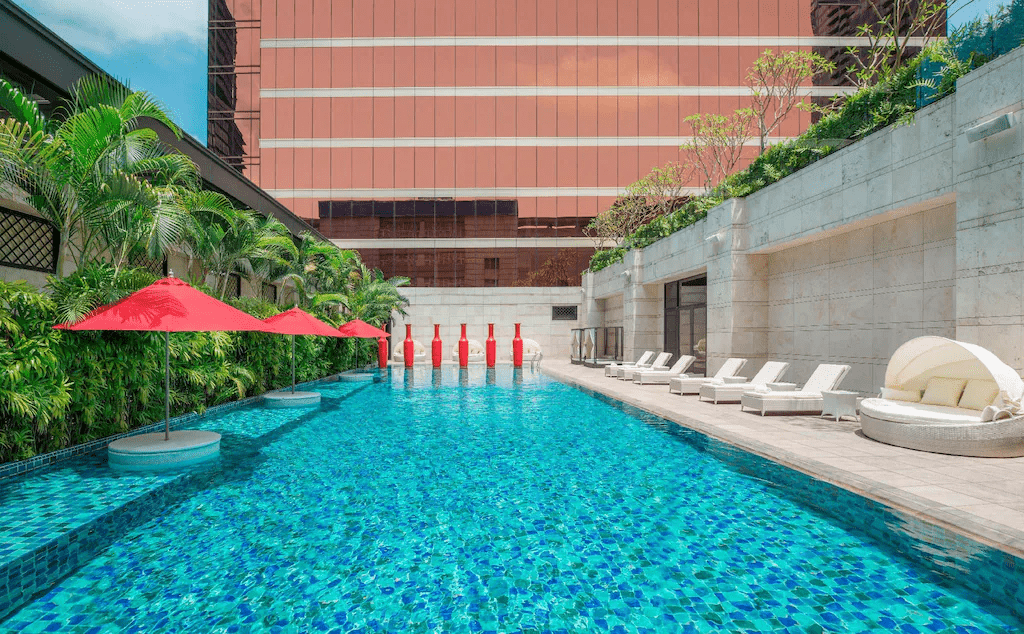 走進台中微亮的城市夜色，在林酒店展開一段被柔光包圍的放鬆旅程