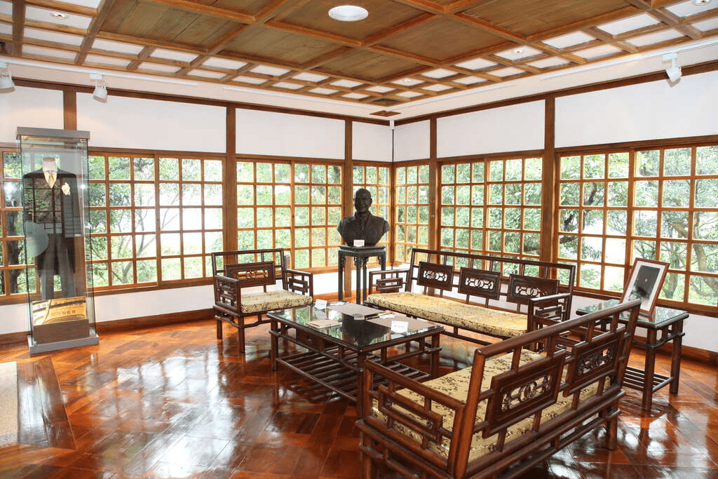 草山行館日式風格建築，充滿歷史文化韻味