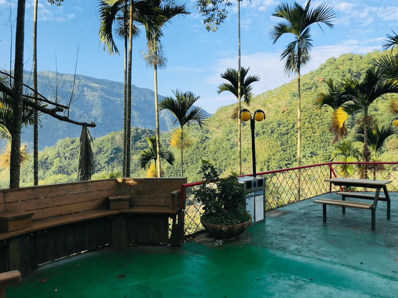 飯店園區優美的自然景觀