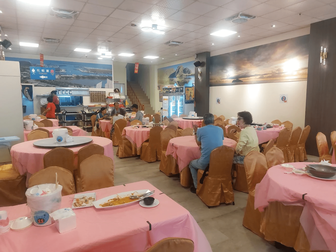 店內豐富的現流海鮮選擇