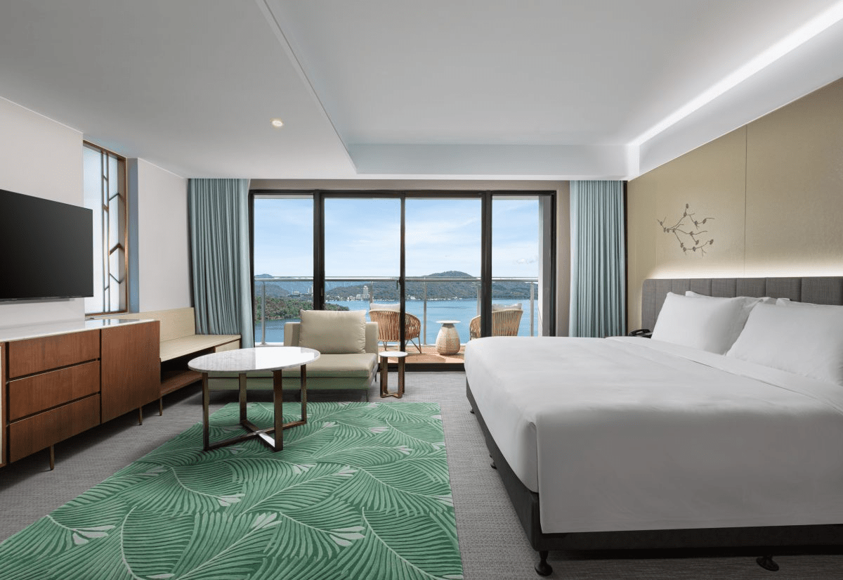 日月潭力麗溫德姆溫泉酒店｜在霧氣與星光之間，一起在湖畔泡湯看湖光