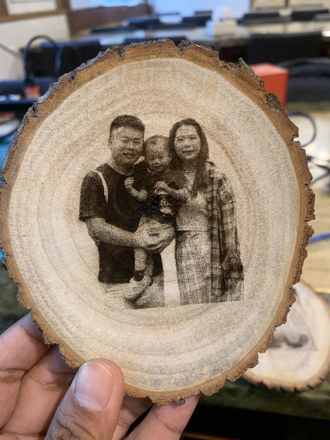 露營區清晨山色