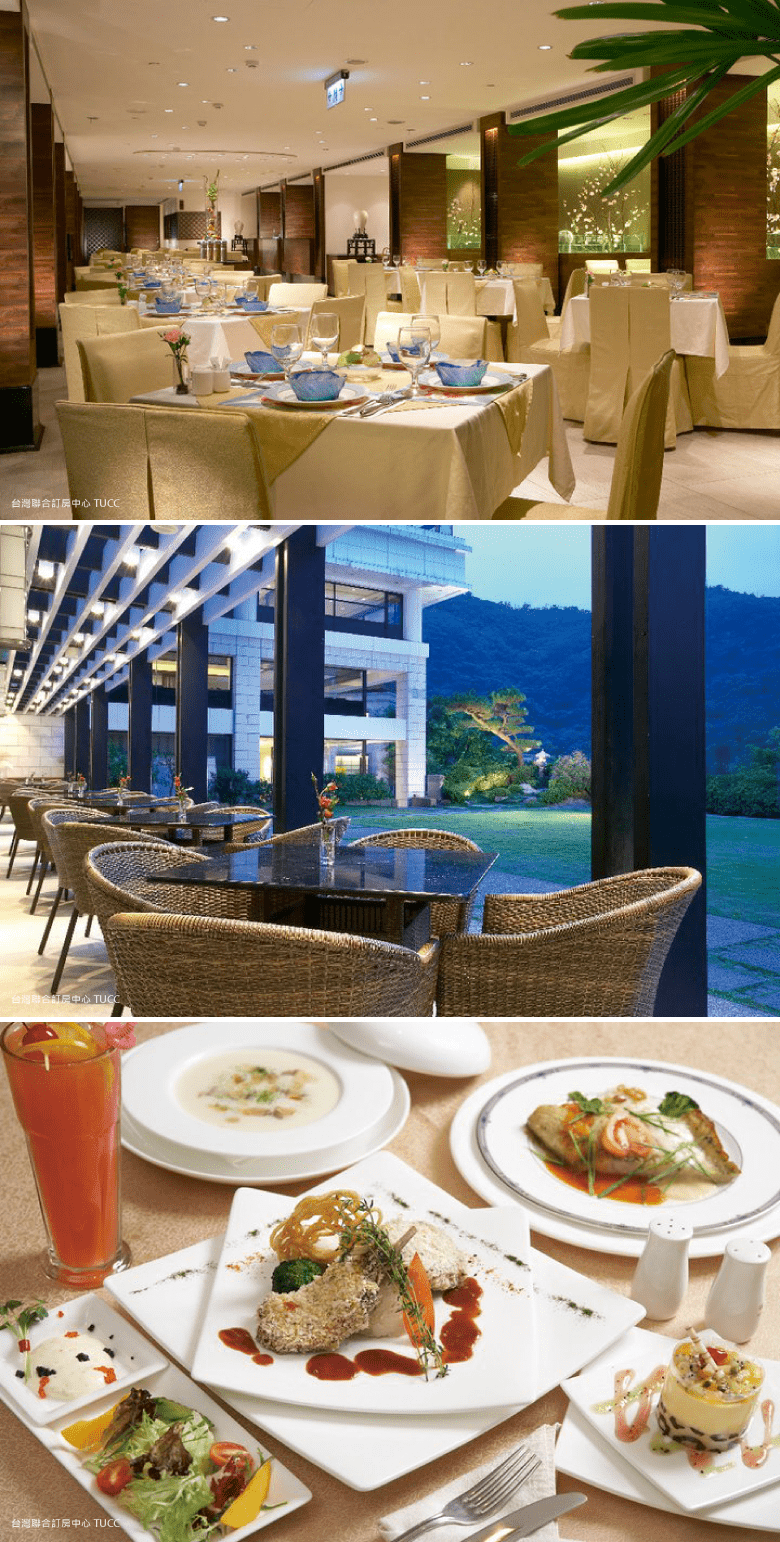 飯店大廳景觀，明亮通透的設計讓人心情愉悅